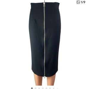 Veronica Beard scuba Black Pencil Skirt
